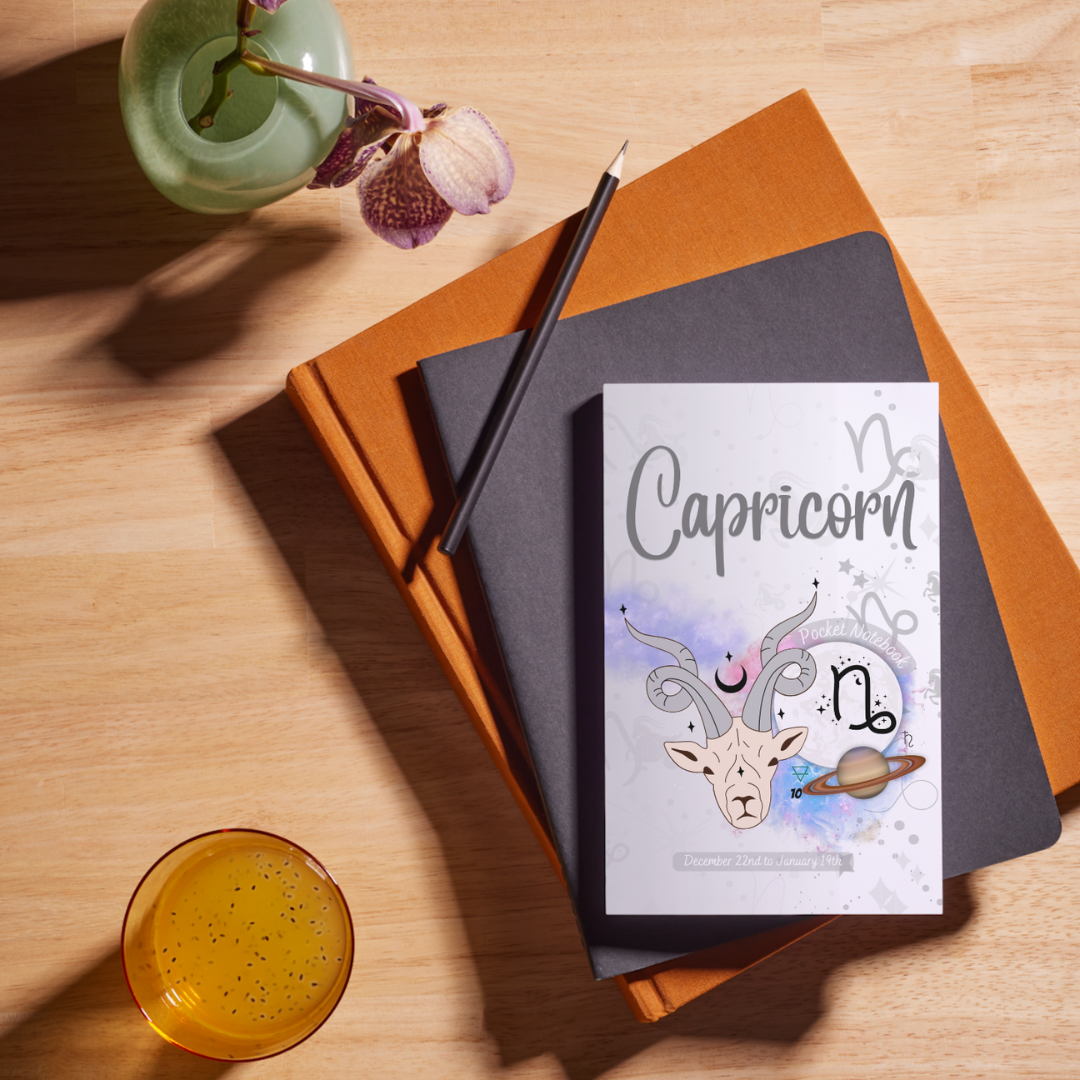 Capricorn Pocket Notebook: The Tenth Sign of the Zodiac | December 22nd to January 19th | Lined Pages