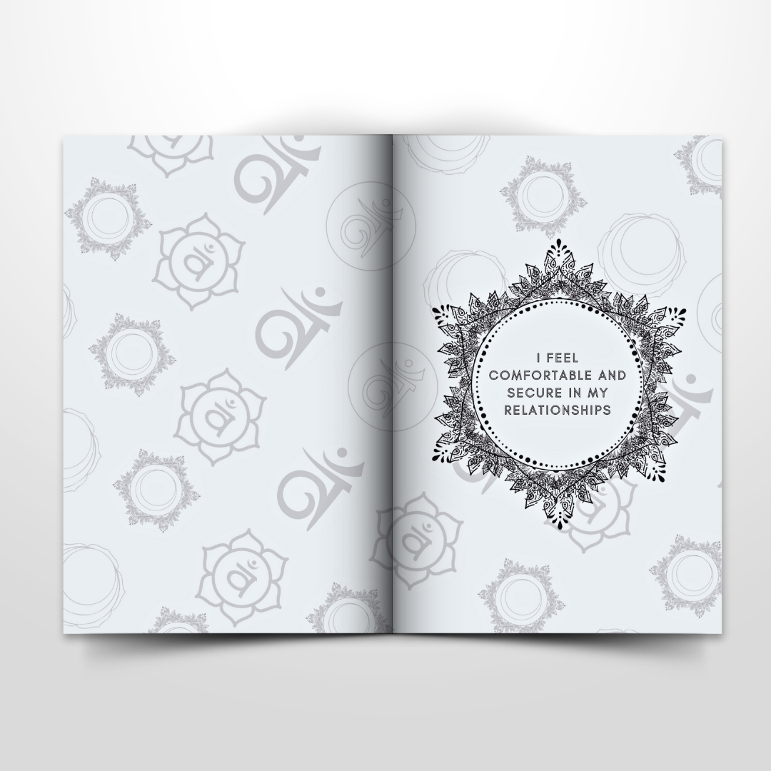 Sacral Chakra Pocket Notebook | Inc. Affirmations: The Pocket Journaling Guide to Clearing, Opening, and Balancing Svadhisthana - The Second Chakra | Black A6 | 107 Lined Pages