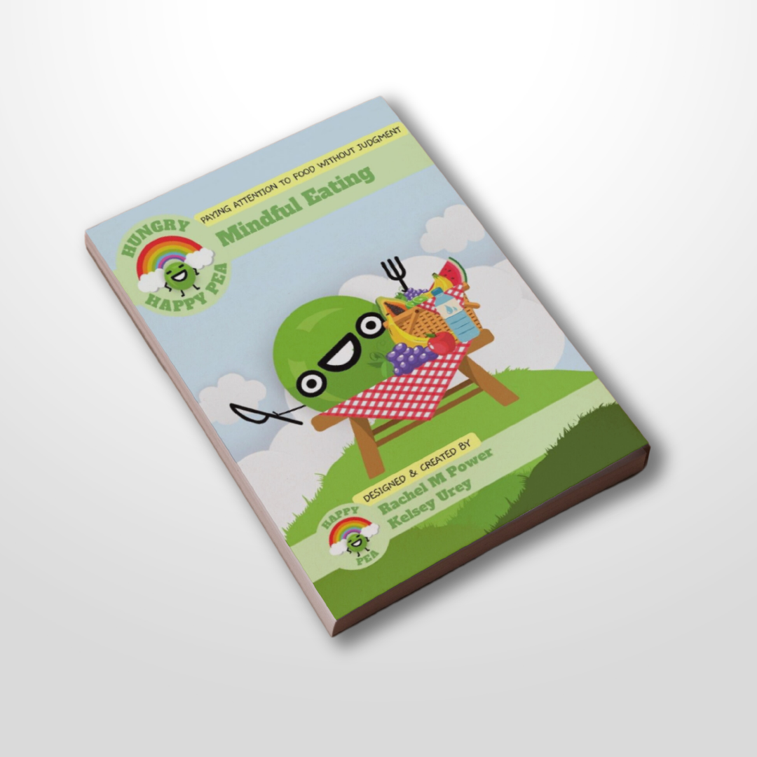 The Happy Pea: Mindful Eating A5 Notepad | A5 Notepad | Daily Planner