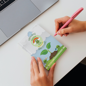 The Happy Pea Growing Gratitude Journal | Gratitude Prompts & Mindfulness Tips | Ideal for SEMH Support | Inc Pen and Bookmark