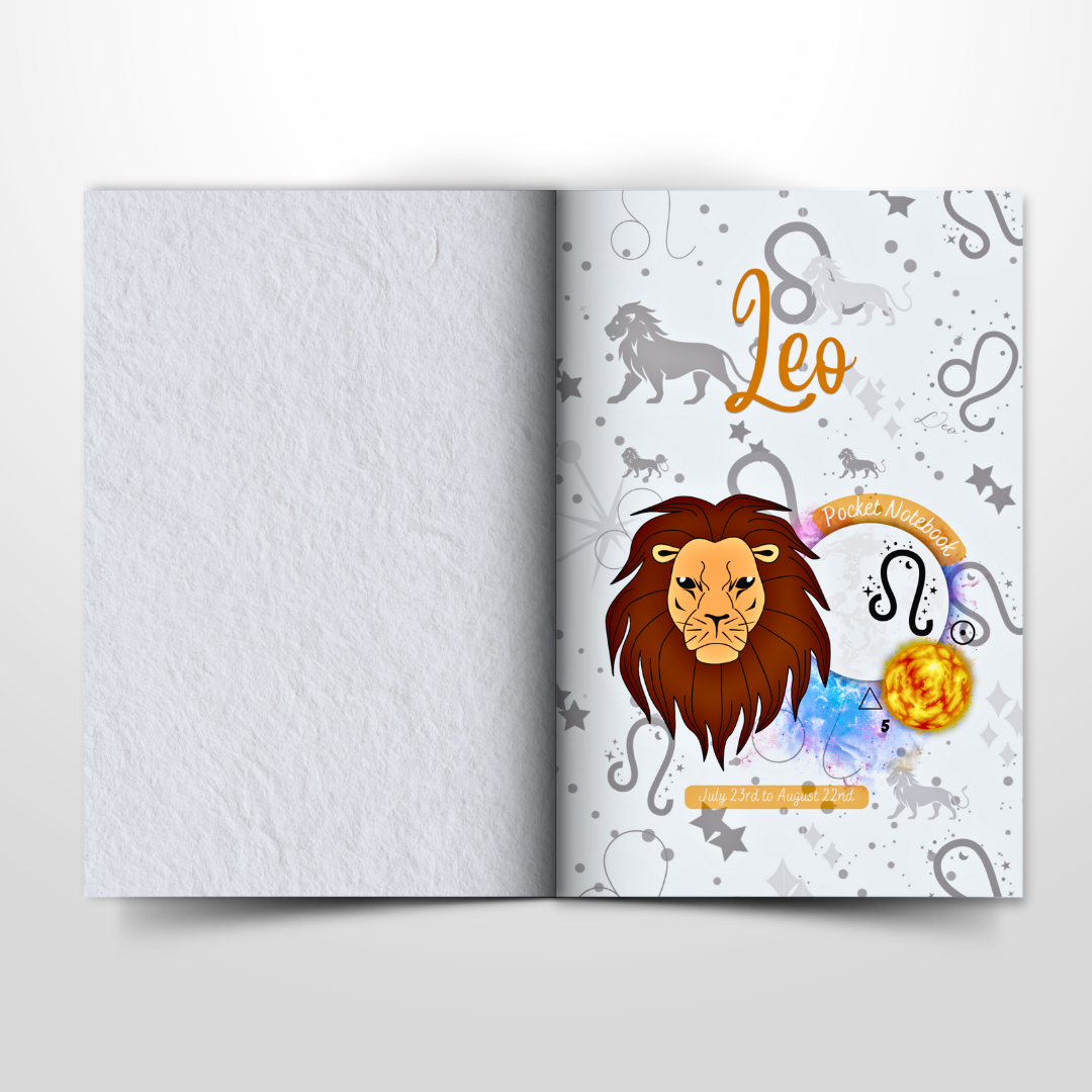 Leo Pocket Notebook: The Fifth Zodiac Sign | July 23rd to August 22nd | Lined Pages