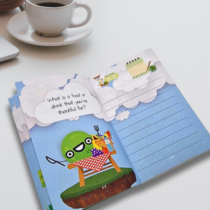 The Happy Pea Growing Gratitude Journal | Gratitude Prompts & Mindfulness Tips | Ideal for SEMH Support | Inc Pen and Bookmark