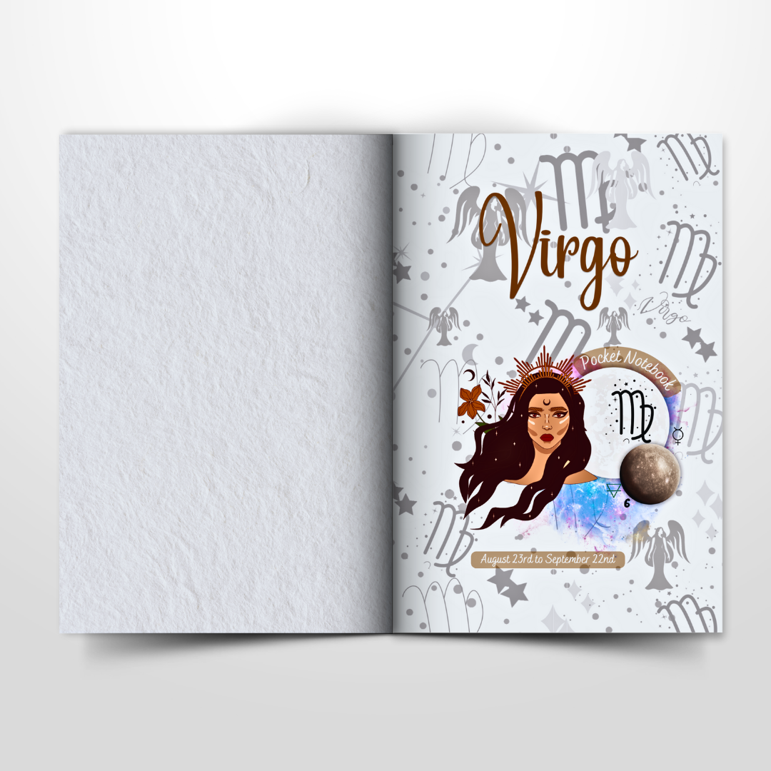 Virgo Pocket Notebook The Sixth Zodiac Sign August 23rd to September 22nd Lined Pages