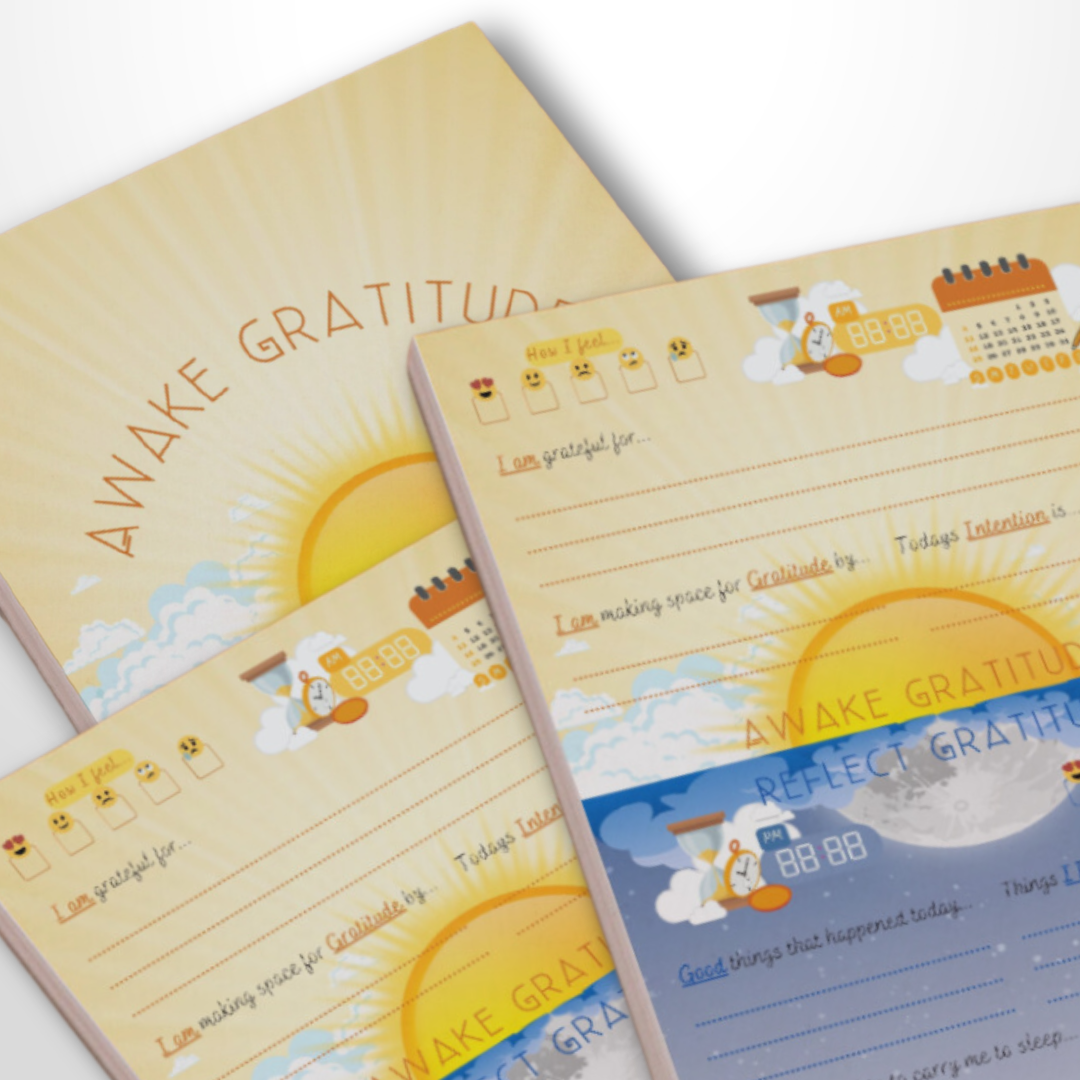 Awake Gratitude Reflect Gratitude A5 Notepad