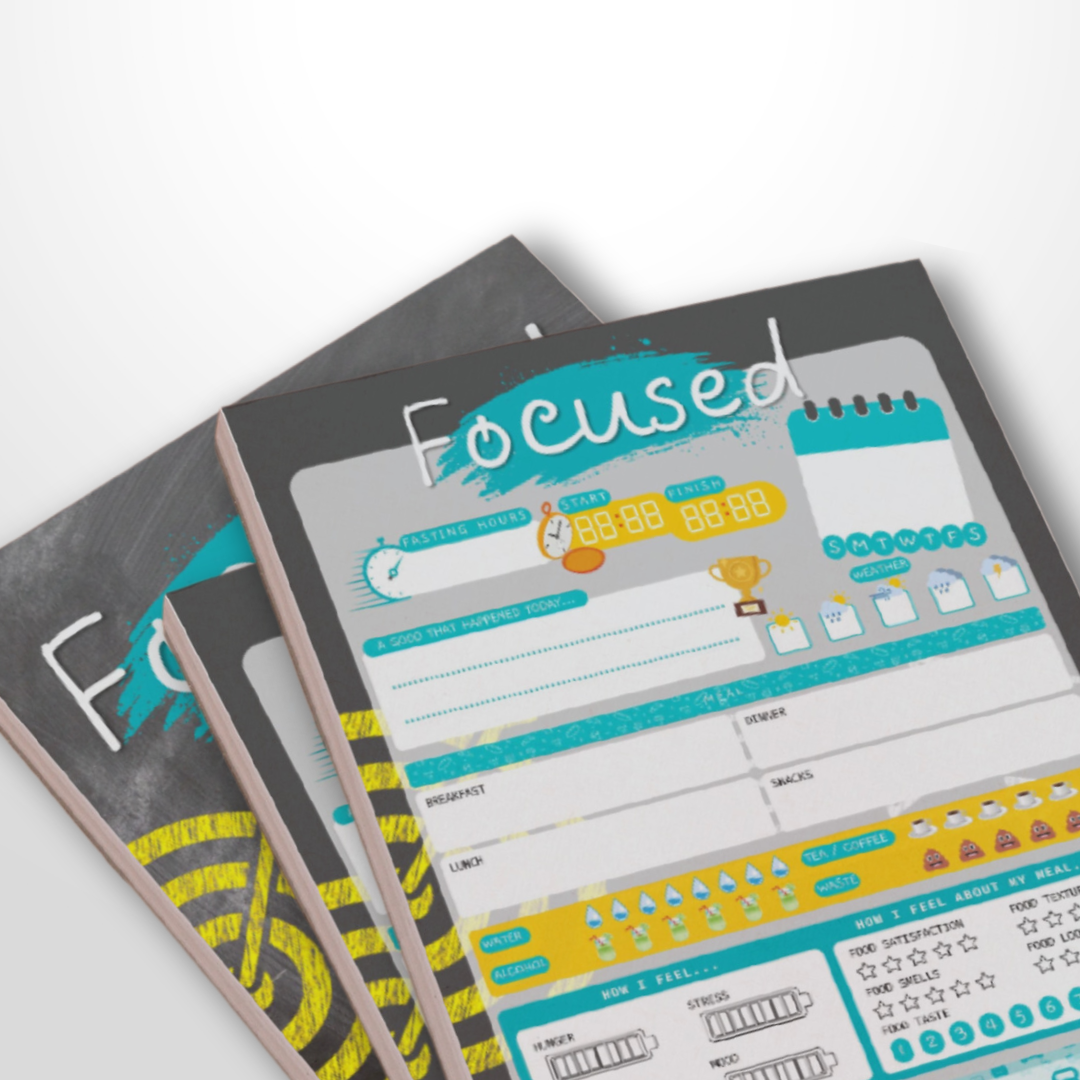 Focused: Mindset & Movement Notepad | A5 Notepad | Daily Planner