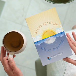 Awake Gratitude Reflect Gratitude Pocket A6 Journal | Daily Gratitude Planner |