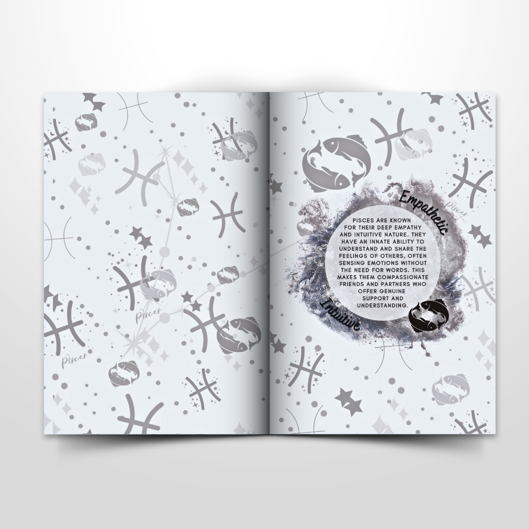 Pisces Pocket Notebook: The Twelfth Zodiac Sign | February 19th to March 20th | Lined Pages