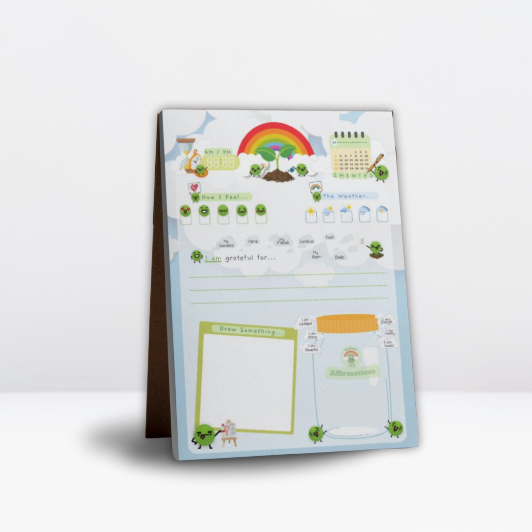 The Happy Pea: Growing Gratitude A5 Notepad