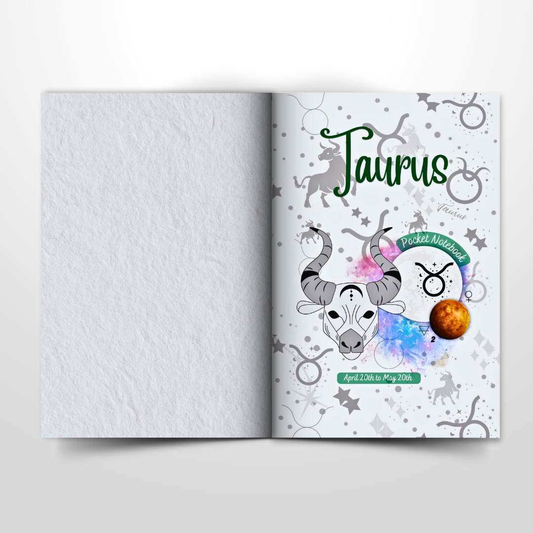 Taurus Pocket Notebook: The Second Sign of the Zodiac | April 20th to May 20th | Lined Pages